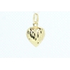 COLGANTE CORAZON HUECO EN ORO DE 18KT