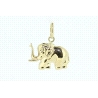 COLGANTE ELEFANTE EN ORO DE 18KT