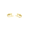 CONJUNTO DE PENDIENTES Y ANILLO EN ORO CON BRILLANTES Y PERLA