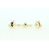 CONJUNTO EN ORO CON 0,06CT EN BRILLANTES