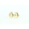 CONJUNTO EN ORO CON 0,06CT EN BRILLANTES