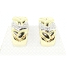 CONJUNTO EN ORO CON 0,75CT EN BRILLANTES