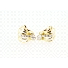 CONJUNTO EN ORO DE 18KT CON CIRCONITAS