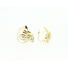 CONJUNTO EN ORO DE 18KT CON CIRCONITAS