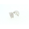 CONJUNTO  PENDIENTES Y ANILLO EN ORO BLANCO