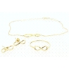 CONJUNTO INFINITO EN ORO DE 18KT