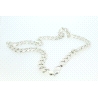 CADENA BARBADA EN PLATA DE 925ML