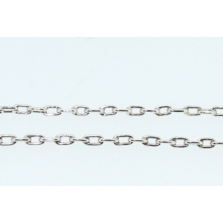 CADENA EN PLATA MODELO FORZADA