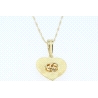 CONJUNTO CADENA Y CORAZON EN ORO