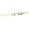 CADENA MODELO BARBADA MIXTA EN ORO 18KT