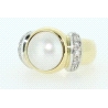 SORTIJA CON 0,40CT EN BRILLANTES Y PERLA