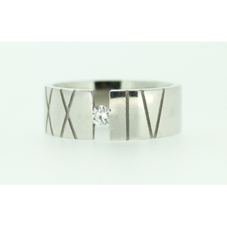 ARO  CON BRILLANTE 0,09CT ANIVERSARIO