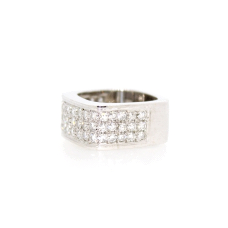 ANILLO EN ORO BLANCO CON 1.80 CT EN DIAMANTES