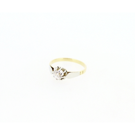 ANILLO EN ORO CON DIAMANTE DE 0.40 CT