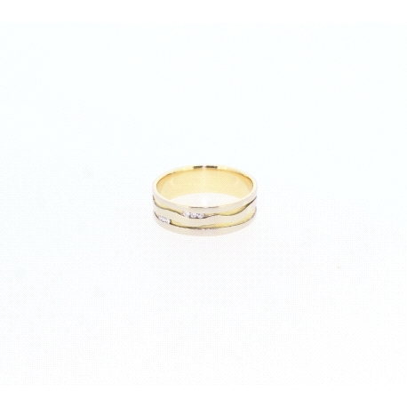 ANILLO EN ORO CON 0.07 CT EN BRILLANTES