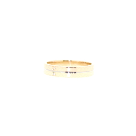 ANILLO EN ORO CON 0,02CT EN BRILLANTES