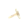 ANILLO EN ORO LETRA B CON BRILLANTES