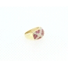 ANILLO EN ORO CON DIAMANTES Y RUBIES