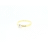 SOLITARIO EN ORO CON DIAMANTE DE 0,10CT