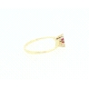 ANILLO EN ORO CON BRILLANTES Y RUBI