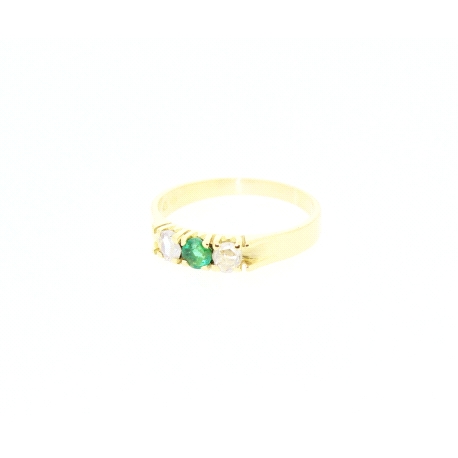 ANILLO EN ORO CON 0,25CT EN DIAMANTES