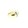 ANILLO EN ORO CON BRILLANTES Y ZAFIROS