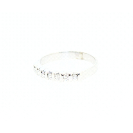 ANILLO EN ORO CON 0,16CT EN BRILLANTES