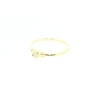 SOLITARIOEN ORO  CON BRILLANTE DE 0,04CT