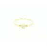 SOLITARIOEN ORO  CON BRILLANTE DE 0,04CT