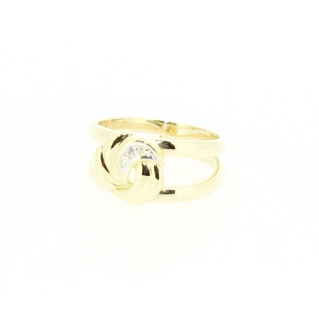 ANILLO EN ORO CON 0,01CT EN DIAMANTES