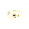 ANILLO EN ORO CON DIAMANTES Y PERLAS