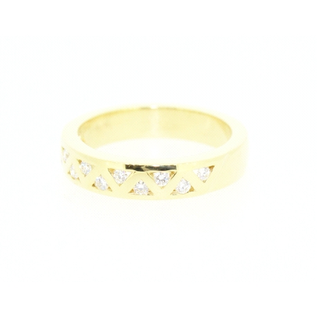 ANILLO EN ORO CON 0,30CT EN BRILLANTES