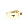 ANILLO EN ORO CON RUBIES Y BRILLANTES