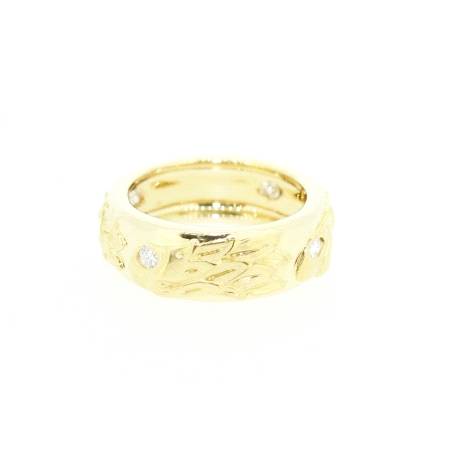 ANILLO EN ORO CON 0,16CT EN BRILLANTES