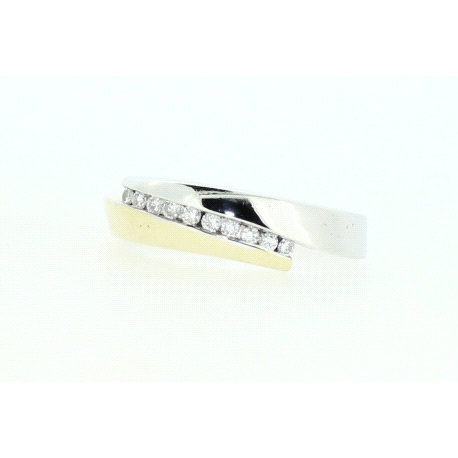 ANILLO EN ORO CON 0,20CT EN BRILLANTES