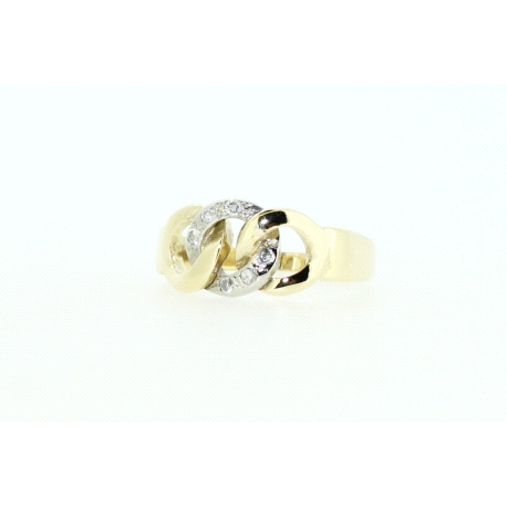 ANILLO EN ORO CON 0,08CT EN BRILLANTES