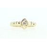 ANILLO EN ORO CON BRILLANTE DE 0,05CT