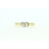 ANILLO EN ORO CON BRILLANTE DE 0,02CT