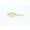 SOLITARIO EN ORO CON BRILLANTE DE 0,14CT