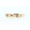 ANILLO EN ORO CON BRILLANTES Y RUBIES