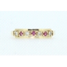 ANILLO EN ORO CON BRILLANTES Y RUBIES