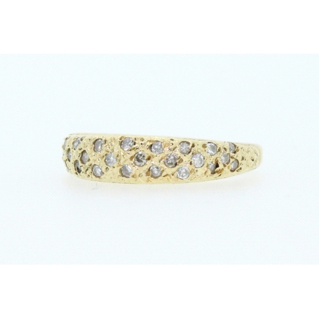 ANILLO EN ORO CON 0,32CT EN DIAMANTES