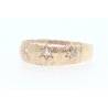 ANILLO LISO  CON 0,15CT EN BRILLANTES