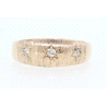 ANILLO LISO  CON 0,15CT EN BRILLANTES