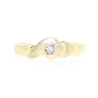 SOLITARIO EN ORO CON DIAMANTE DE 0,03CT