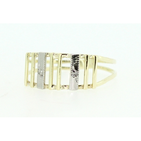 ANILLO EN ORO CON 0,02CT EN BRILLANTES