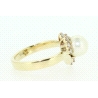 ANILLO CON PERLA Y 0,25CT EN BRILLANTES