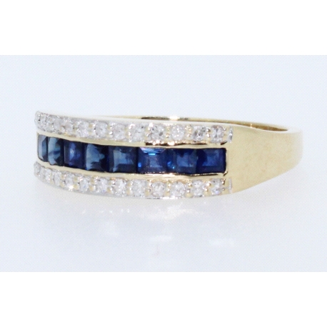 ANILLO EN ORO CON 0,15CT. EN BRILLANTES