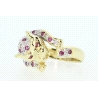 ANILLO CON 0,20CT EN RUBIES Y DIAMANTES