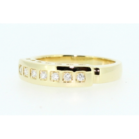 ANILLO EN ORO CON 0,15CT EN BRILLANTES